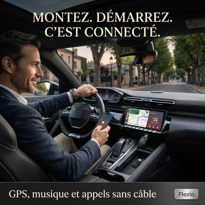 Veloxio – Adaptateur CarPlay Sans Fil