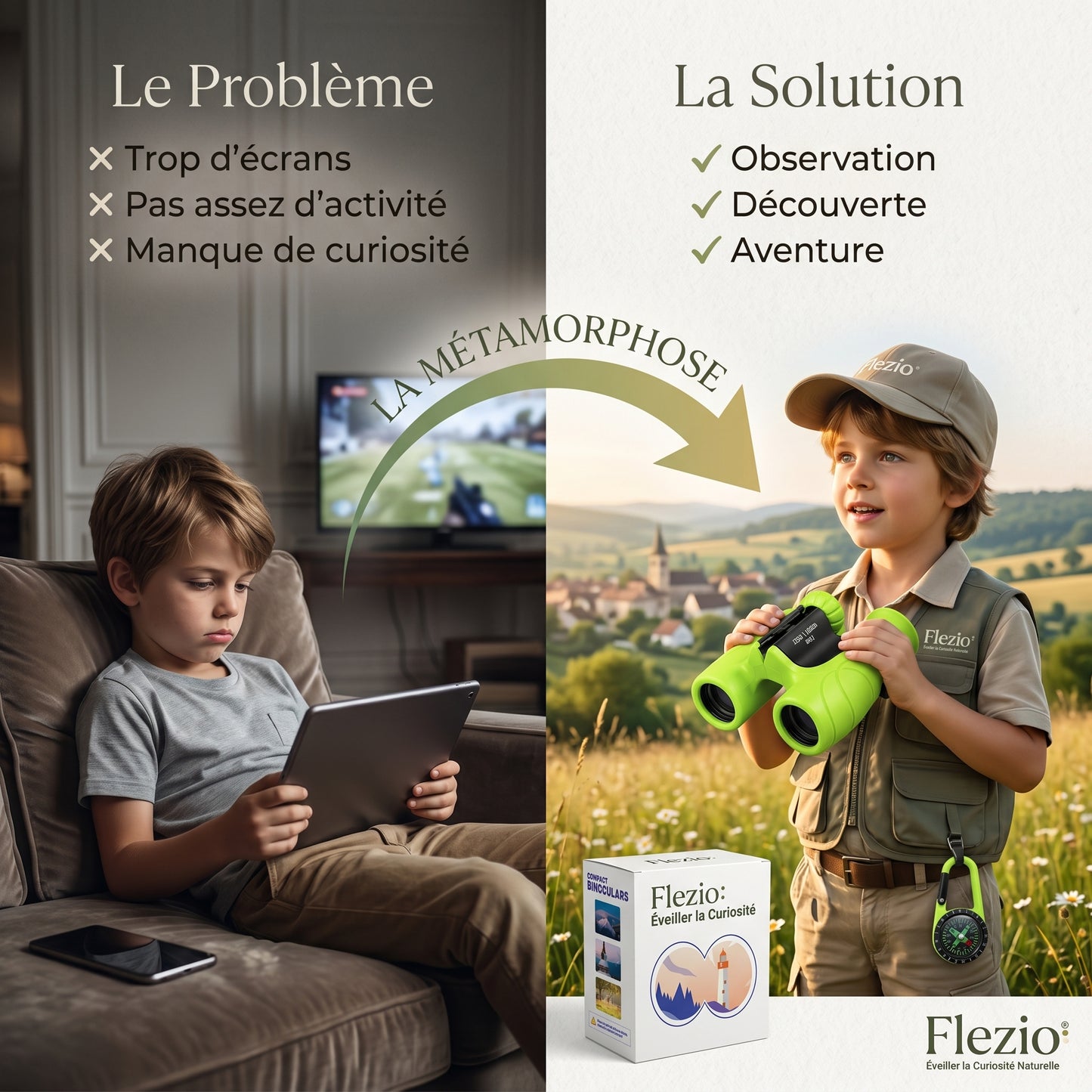 Velorix – Jumelles Enfant Nature et Découverte