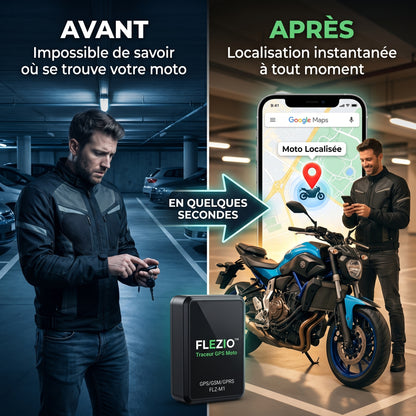 Véloxis – Traceur GPS Moto Sans Abonnement