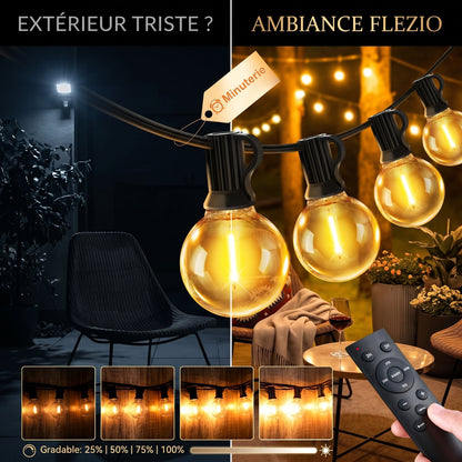 Lumivane – Guirlande Lumineuse Extérieur Guinguette