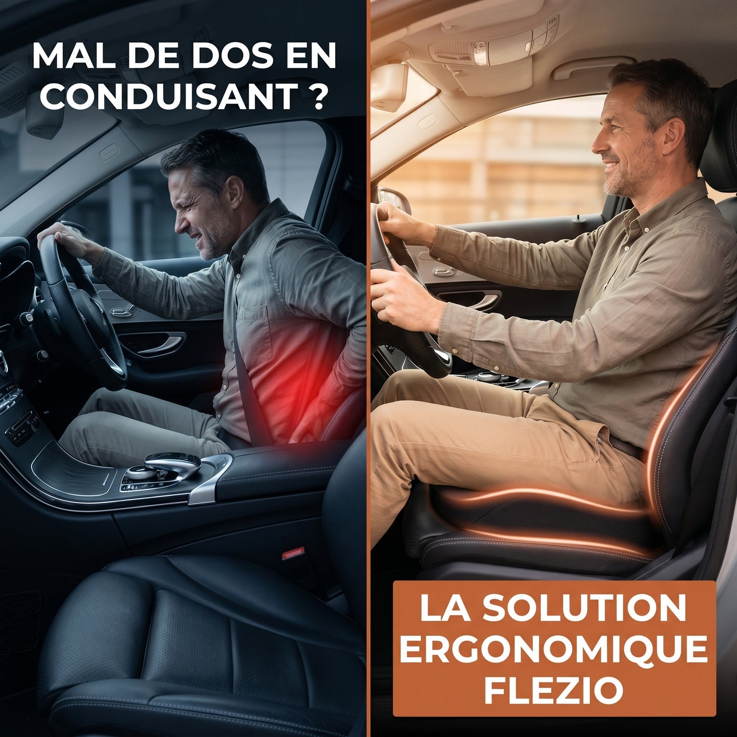 Sièvelo – Rehausseur de Siège Auto Coussin Ergonomique