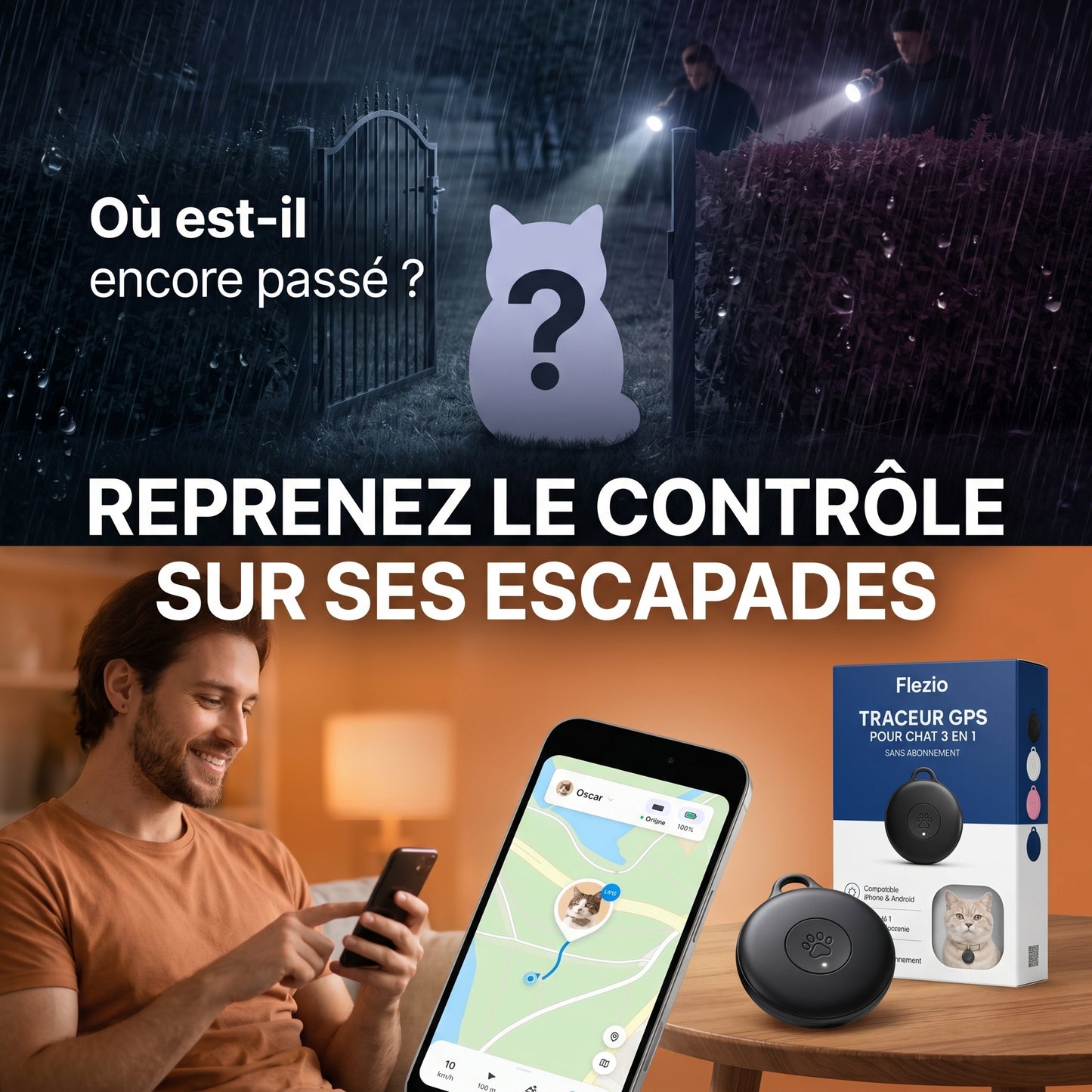Felovi – Traceur GPS Chat Sans Abonnement