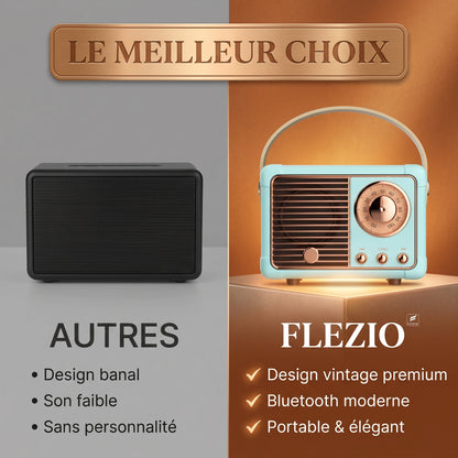 Enceinte Bluetooth Vintage Portable - USB et Carte TF