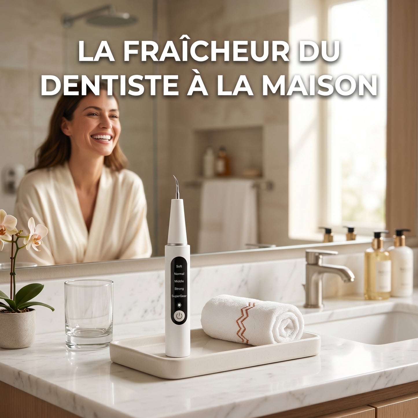 Denvilux – Détartreur Dentaire Électrique Rechargeable