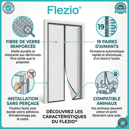 Moustiquaire de Porte Rideau Magnétique