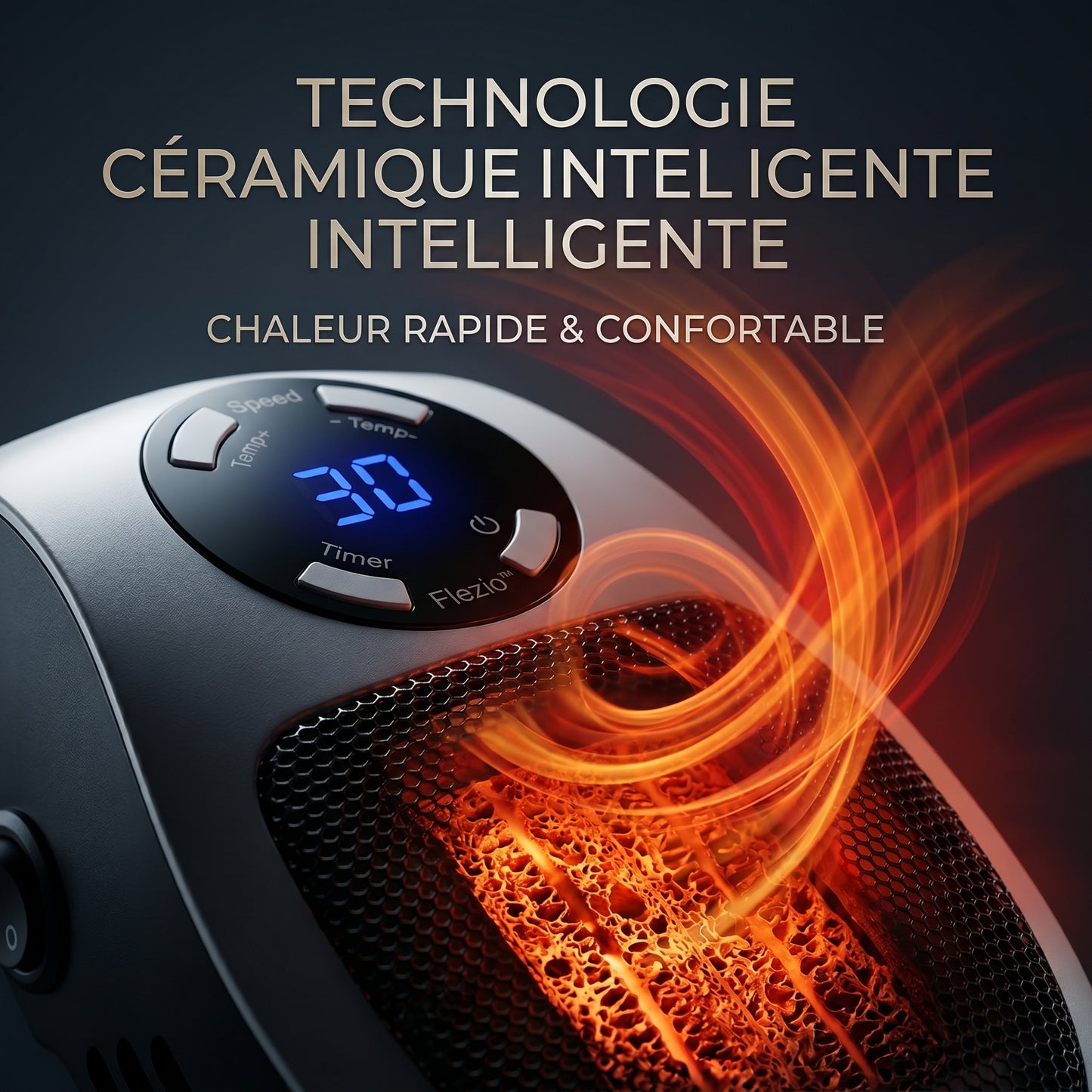 Calorix – Radiateur Électrique d'Appoint Portable