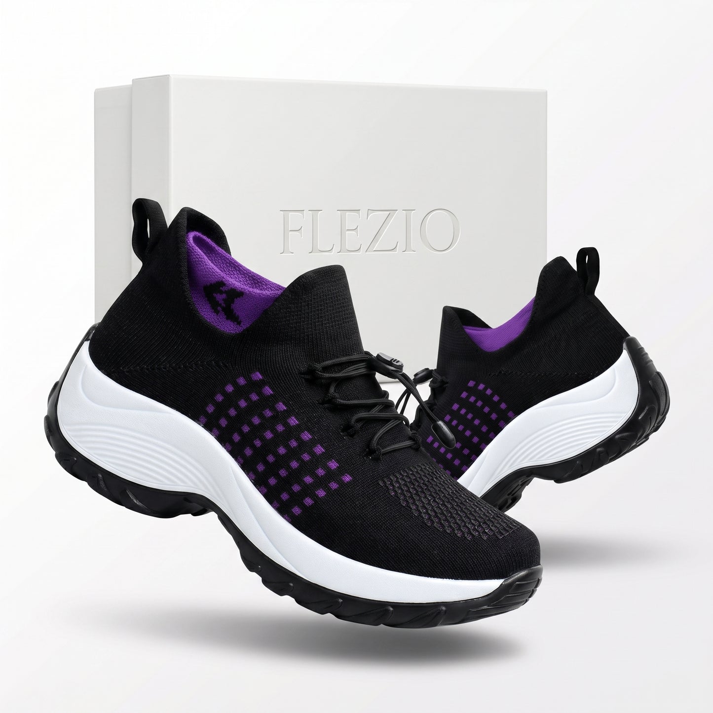 Sneakers Confort Femme Semelle Amortissante