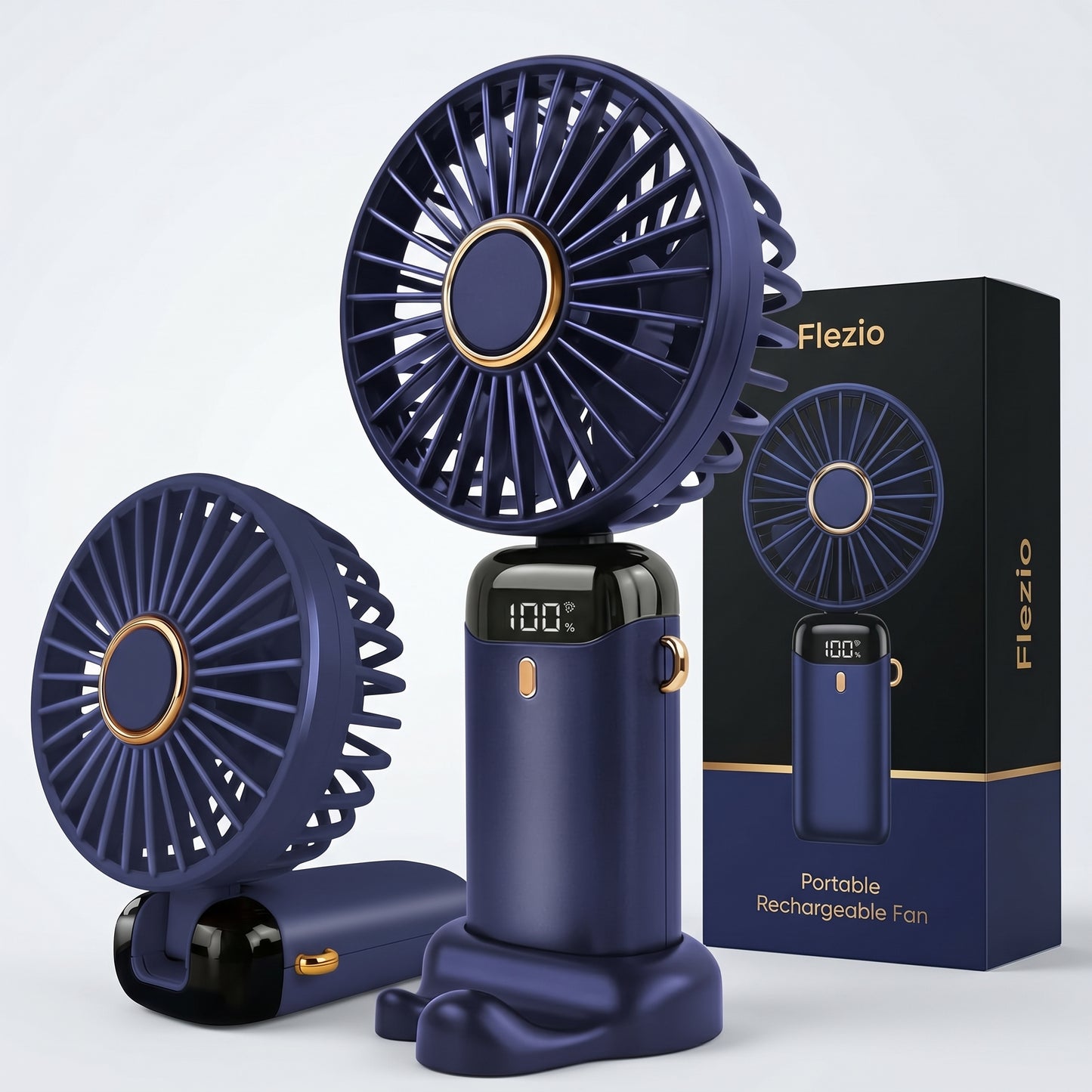 Brezéo – Mini Ventilateur Portable Rechargeable