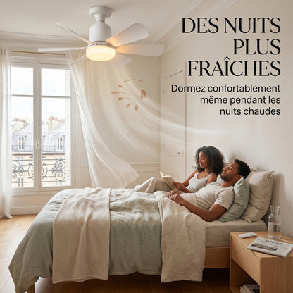 Veltara – Plafonnier Ventilateur LED