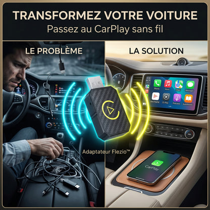 Veloxio – Adaptateur CarPlay Sans Fil