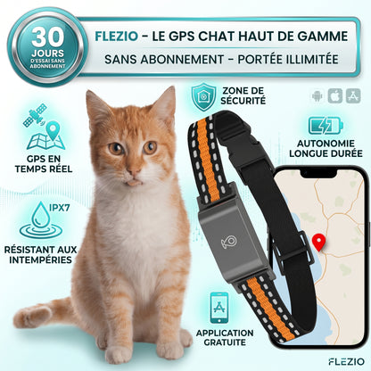 Felinox – Collier GPS Chat Sans Abonnement
