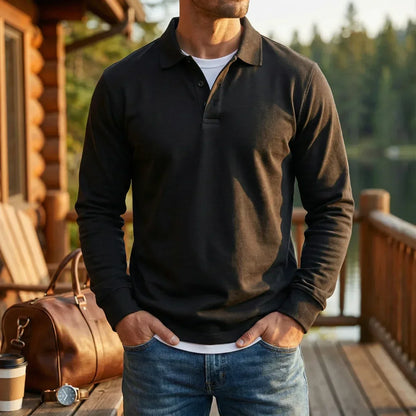 Pull Col Roulé Coton Stretch