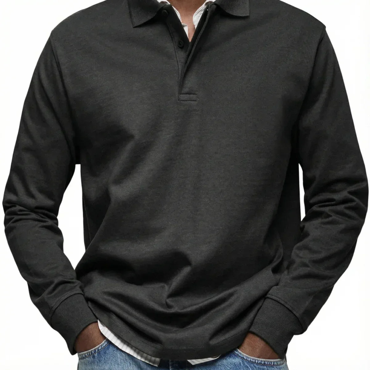 Pull Col Roulé Coton Stretch