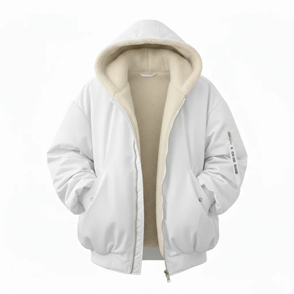 Veste Oversize Doublure Polaire Style Coréen