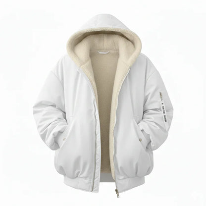 Veste Oversize Doublure Polaire Style Coréen