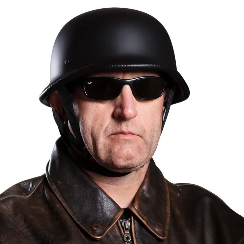 Casque Moto Demi-Jet Vintage Homologué ECE
