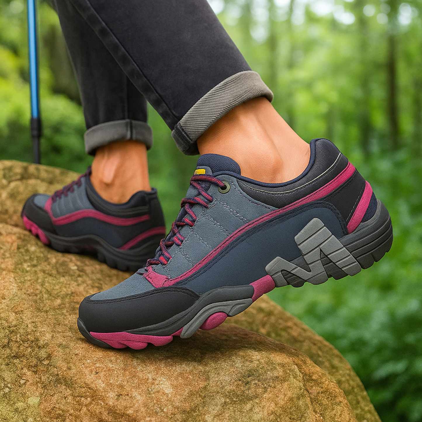 Chaussures de randonnée pour homme et femme – confort, semelle orthopédique, antidérapantes et respirantes