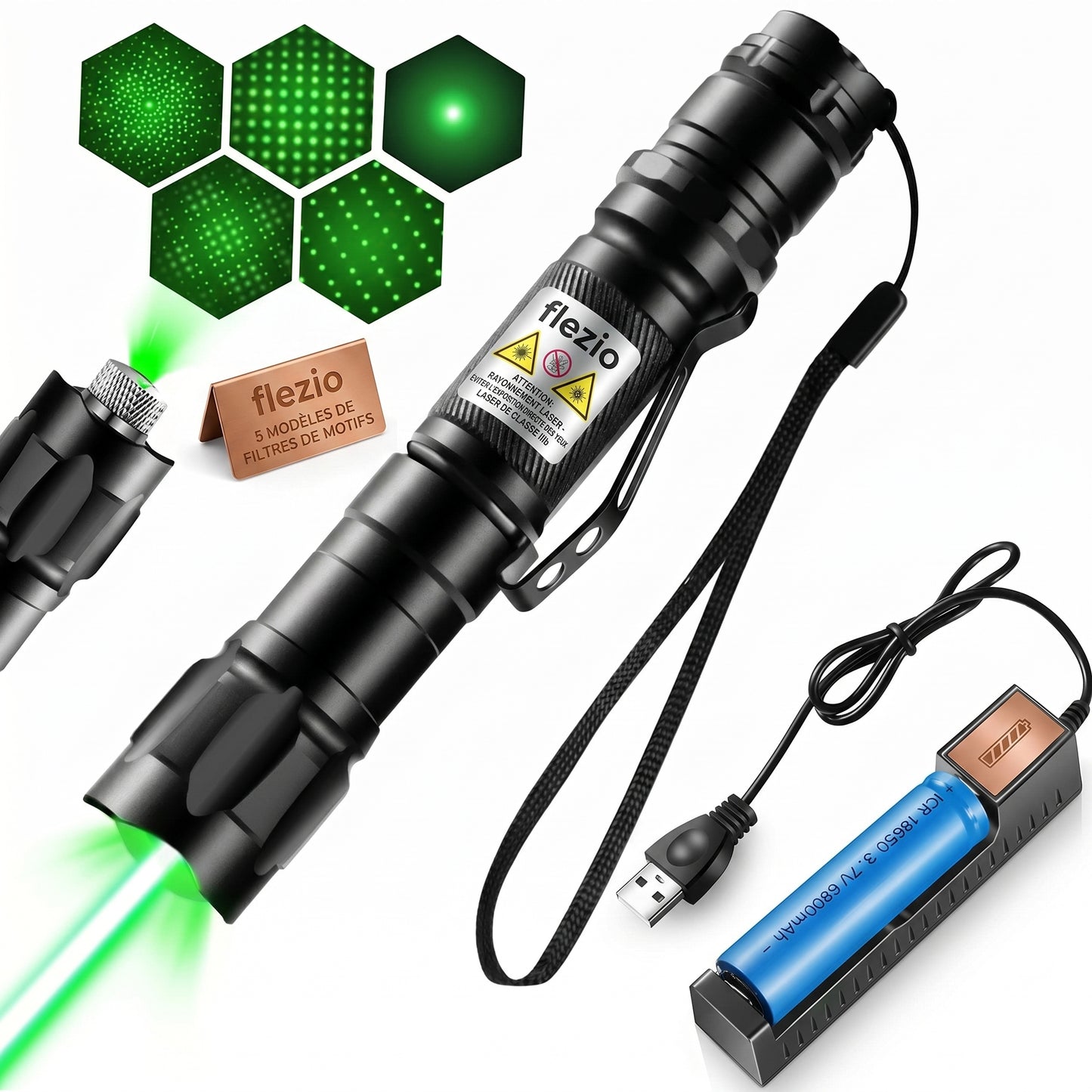 Viridon – Pointeur Laser Vert Haute Puissance