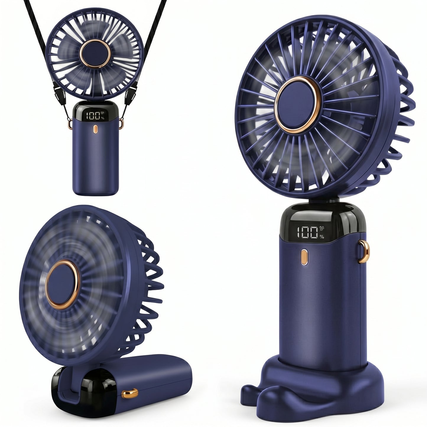 Brezéo – Mini Ventilateur Portable Rechargeable