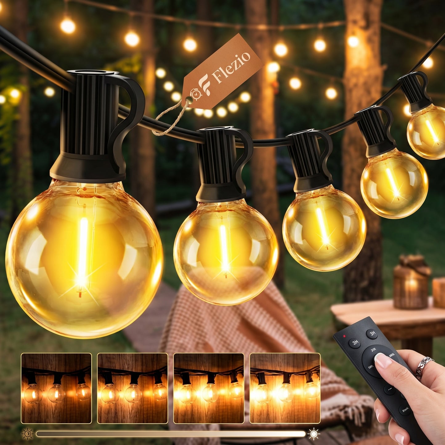 Lumivane – Guirlande Lumineuse Extérieur Guinguette