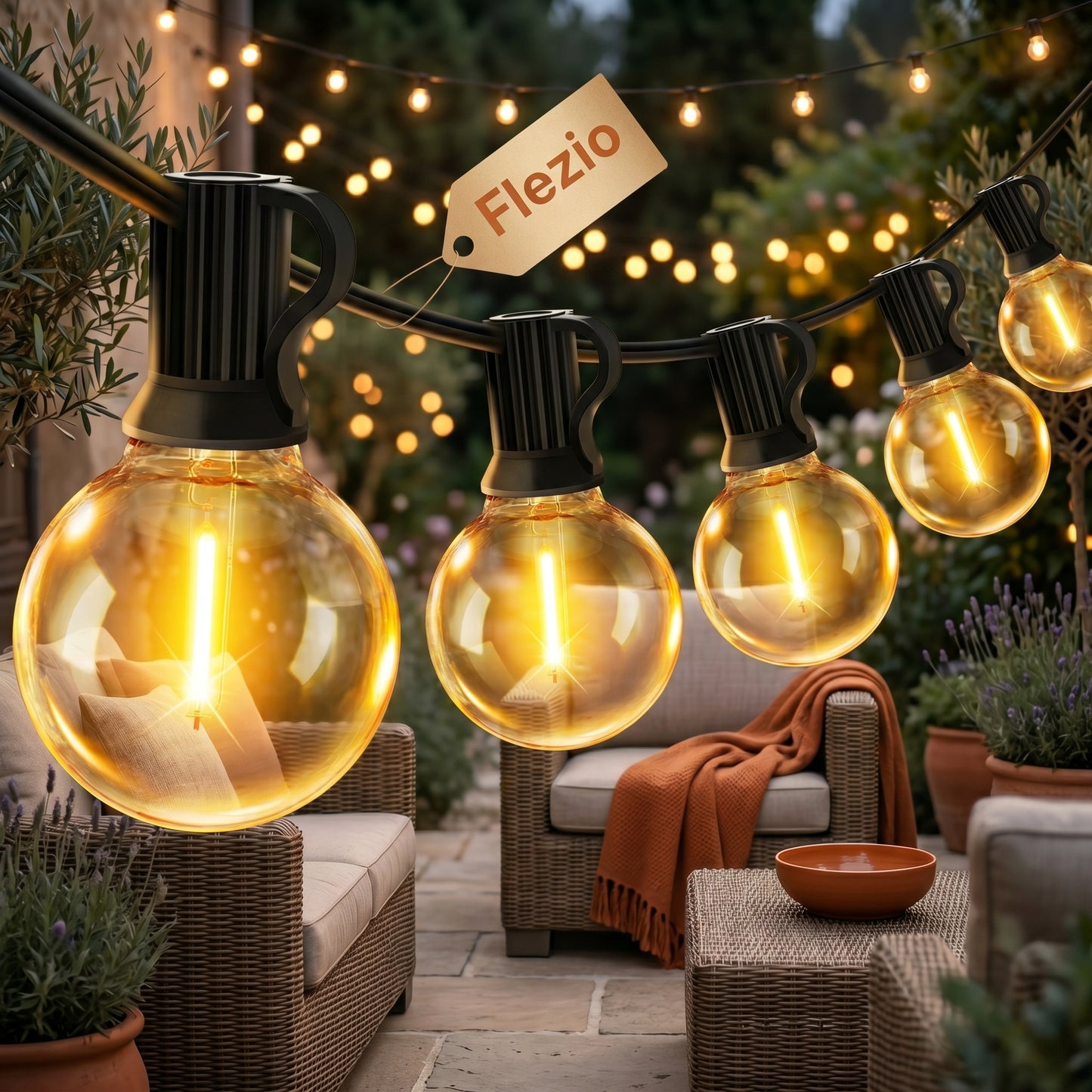 Lumivane – Guirlande Lumineuse Extérieur Guinguette