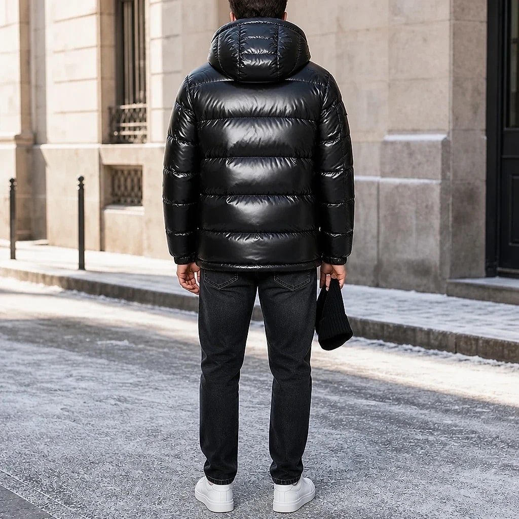 Arthur – Veste Matelassée Brillante Homme
