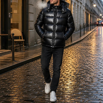 Arthur – Veste Matelassée Brillante Homme
