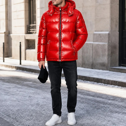 Arthur – Veste Matelassée Brillante Homme
