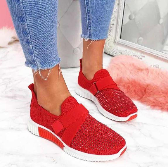 Baskets Légères Semelle Confort Fermeture Velcro