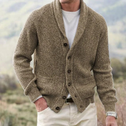 Cardigan Homme Laine Col en V