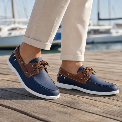 Chaussure Bateau Orthopédique Homme