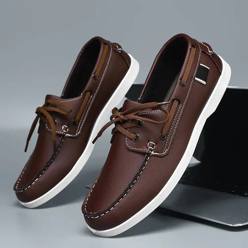 Chaussure Bateau Orthopédique Homme