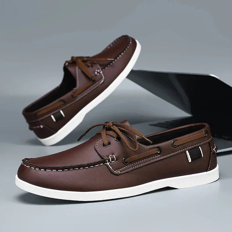 Chaussure Bateau Orthopédique Homme