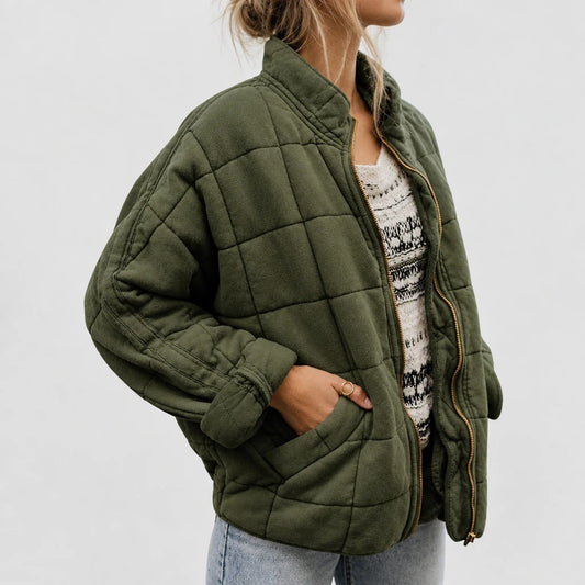 Chloé – Veste Élégante Matelassée
