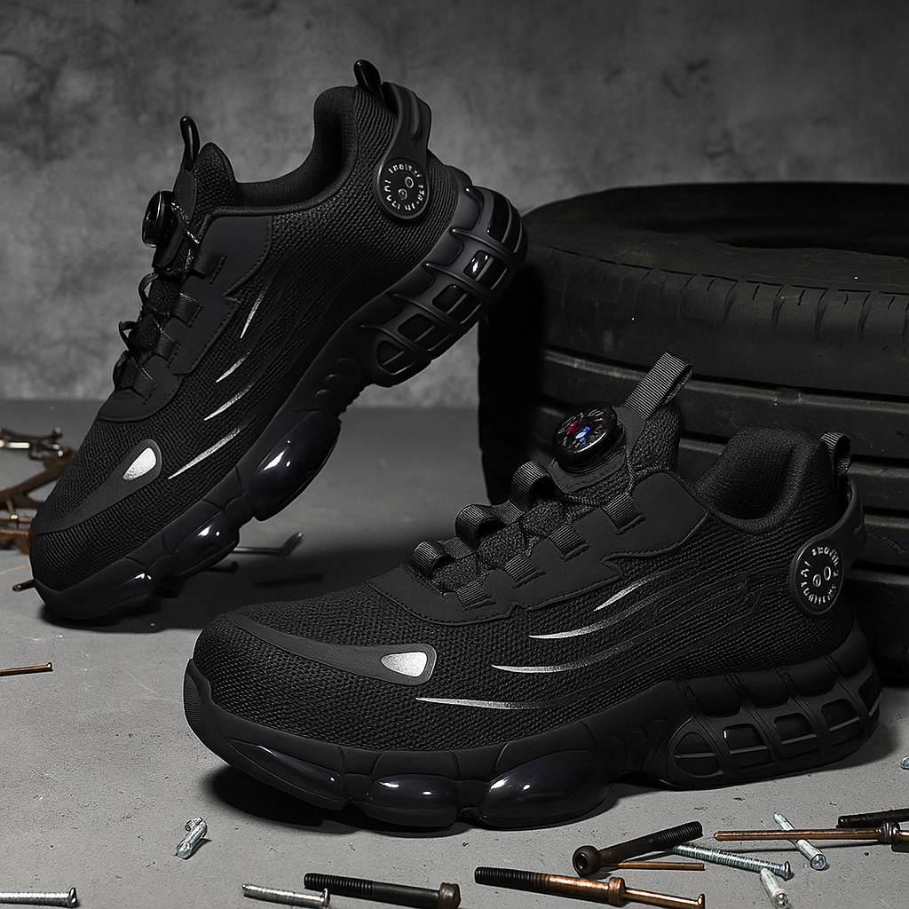 Baskets de sécurité homme renforcée et semelle amortissante antidérapante