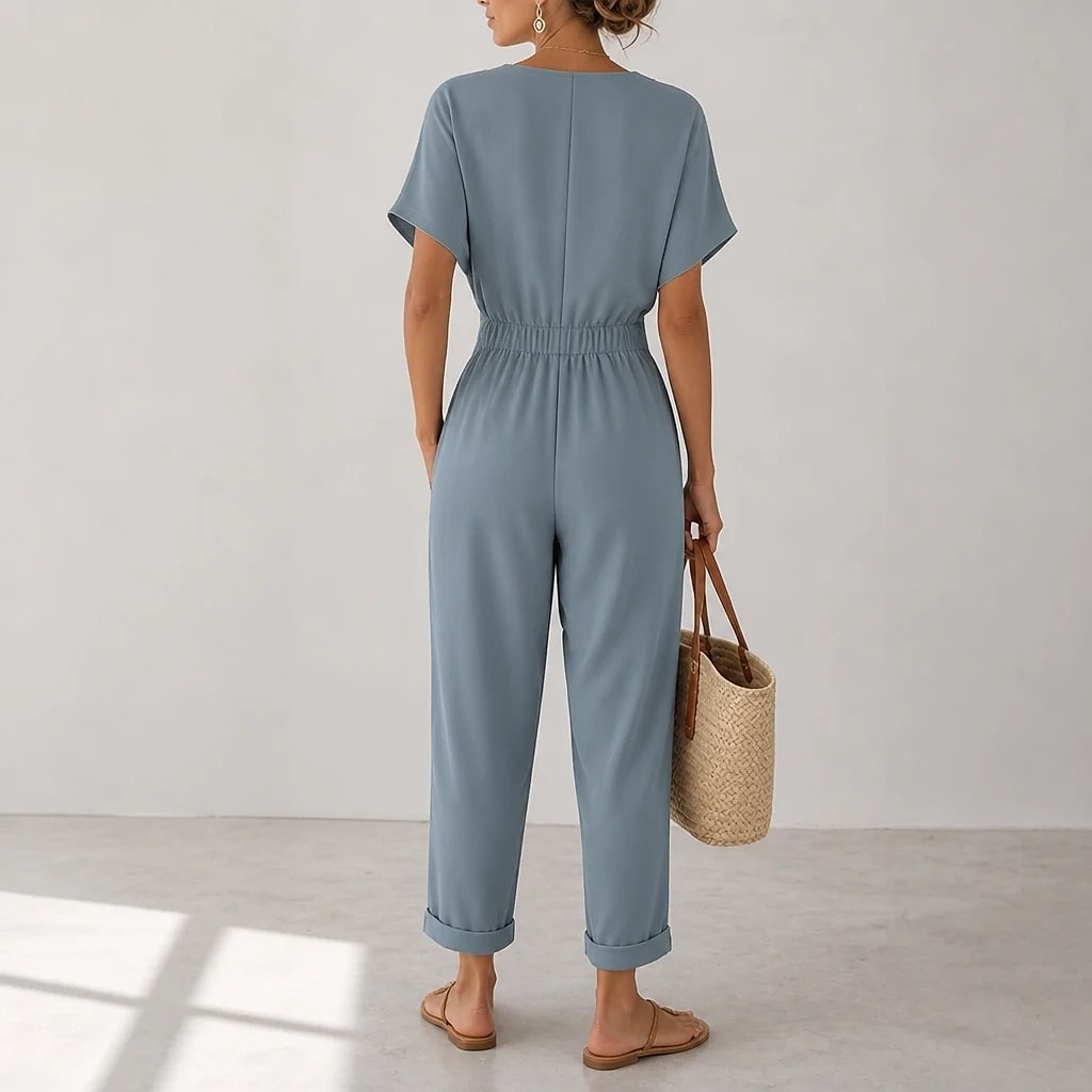 Ensemble Femme Drapé Nœud – Chic et Fluide