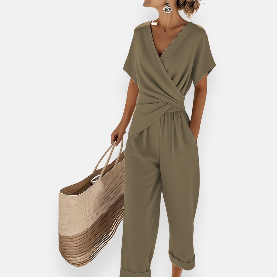 Ensemble Femme Drapé Nœud – Chic et Fluide