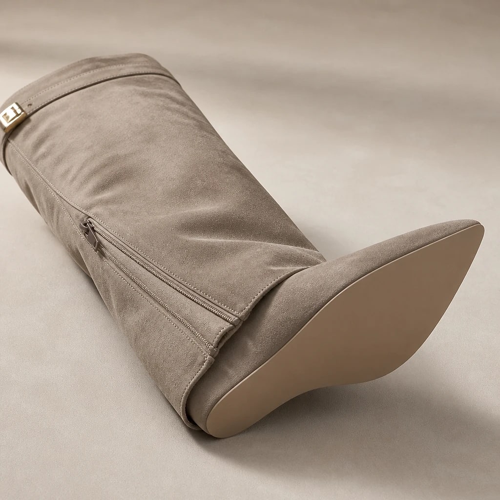 Isaline – Bottes Hautes Talon Compensé