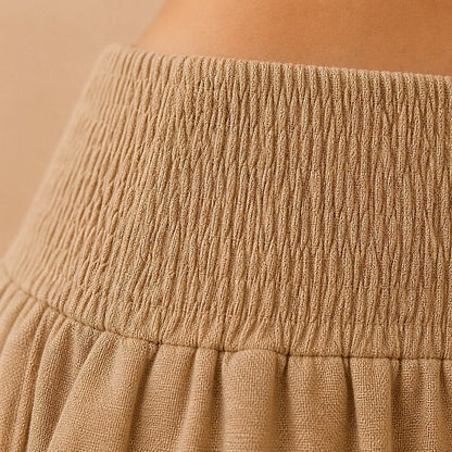 Isaline – Pantalon Fluide Taille Haute