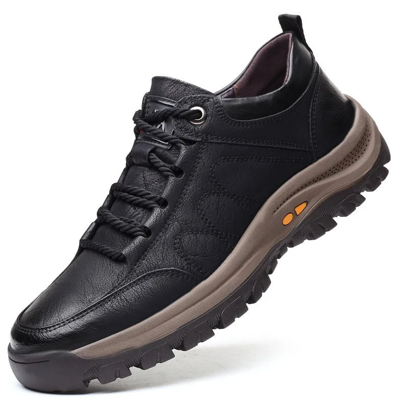 TerraFlex - Chaussures Homme Cuir Confort Randonnée Antidérapantes