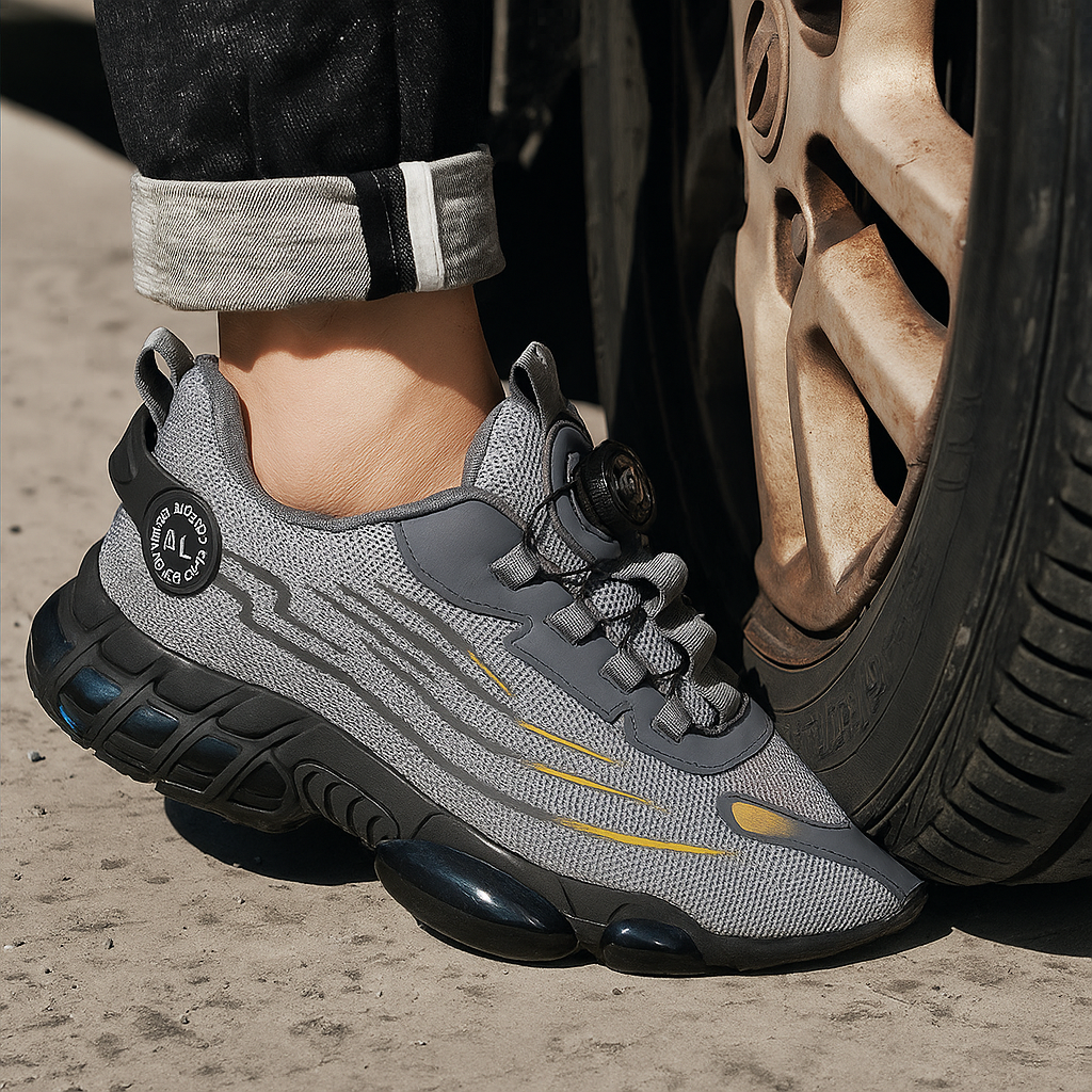 Baskets de sécurité homme renforcée et semelle amortissante antidérapante