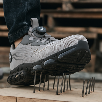 Baskets de sécurité homme renforcée et semelle amortissante antidérapante