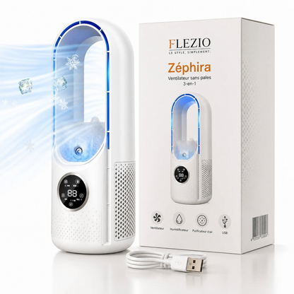 Zéphira – Climatiseur Portable Sans Pales et Silencieux