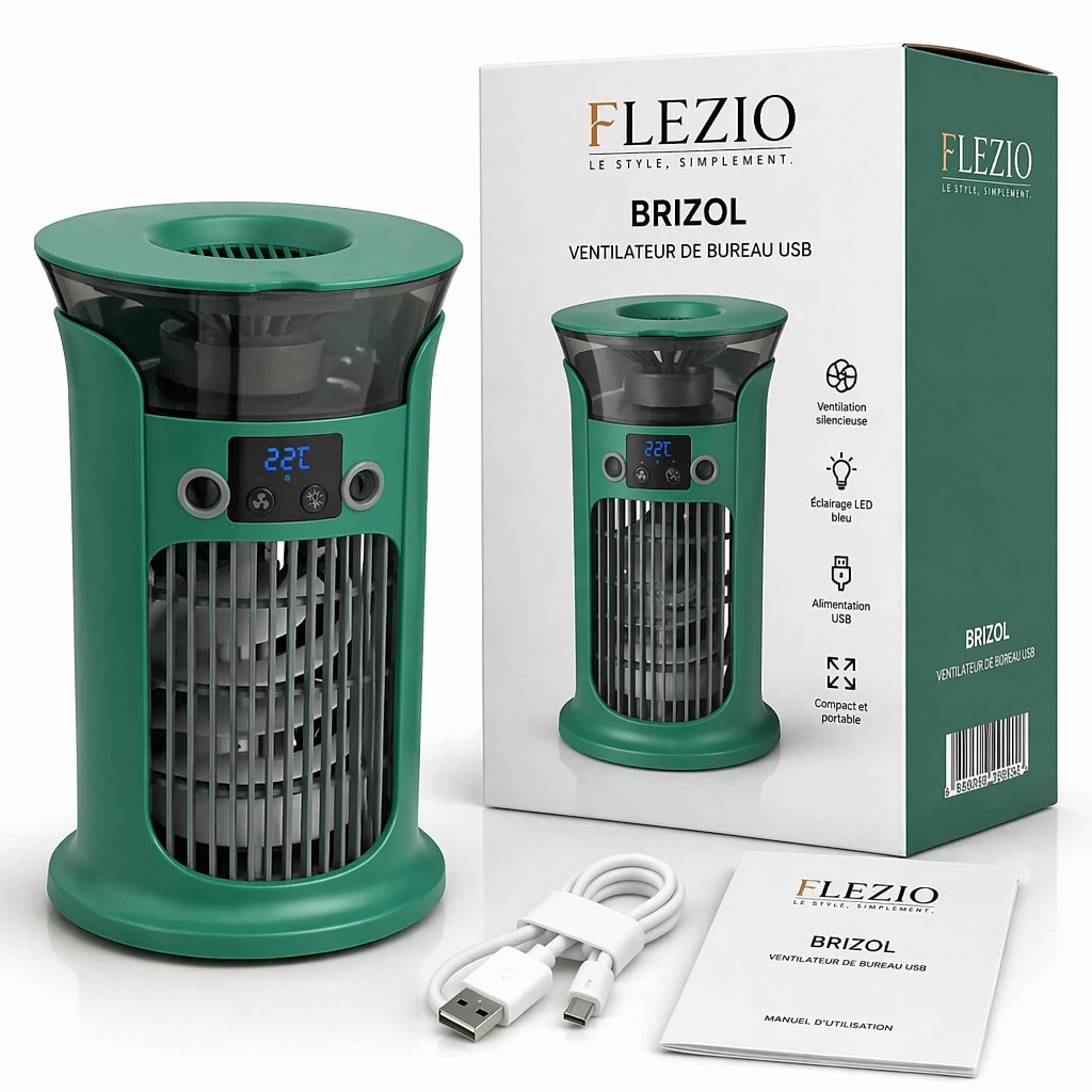 Brizol – Climatiseur de Bureau USB