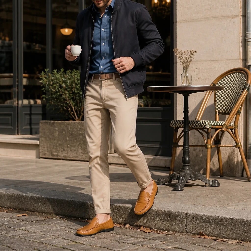 Mocassin Homme Cuir Sans Lacets