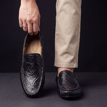 Mocassin Homme Cuir Sans Lacets