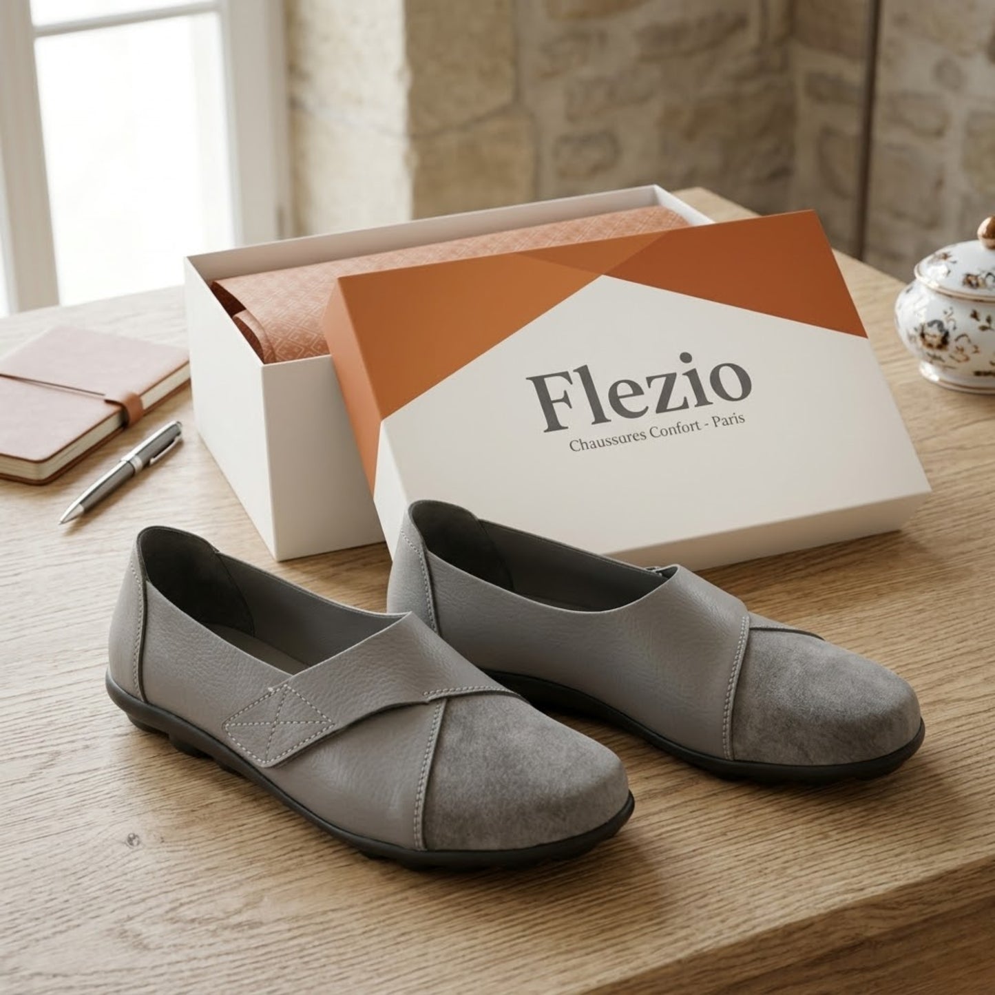 Mocassins Orthopédiques Cuir Velostra