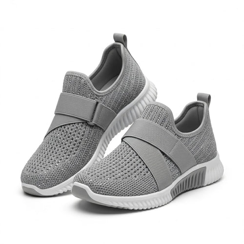 Baskets Légères Semelle Confort Fermeture Velcro