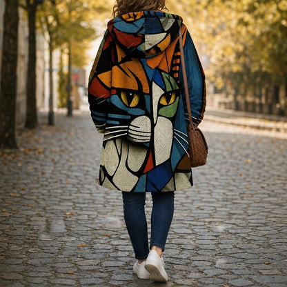 Odalie – Cardigan Chat à Capuche