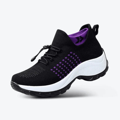 Sneakers Confort Femme Semelle Amortissante